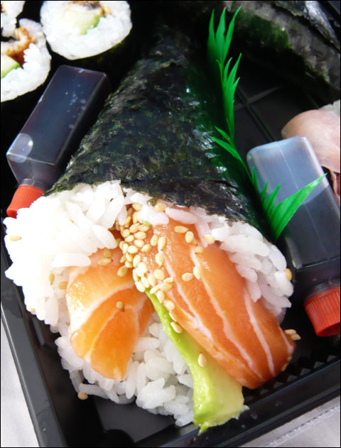 Sushi Bâ, temaki saumon avocat